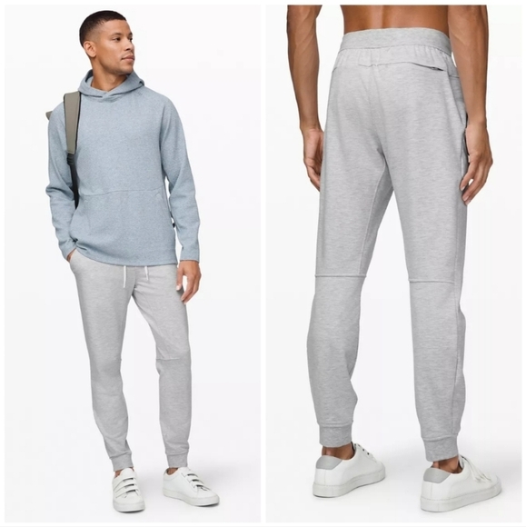 Lululemon City Sweat Jogger 29” French Terry Ultra Light Gray Size Medium - Picture 1 of 16